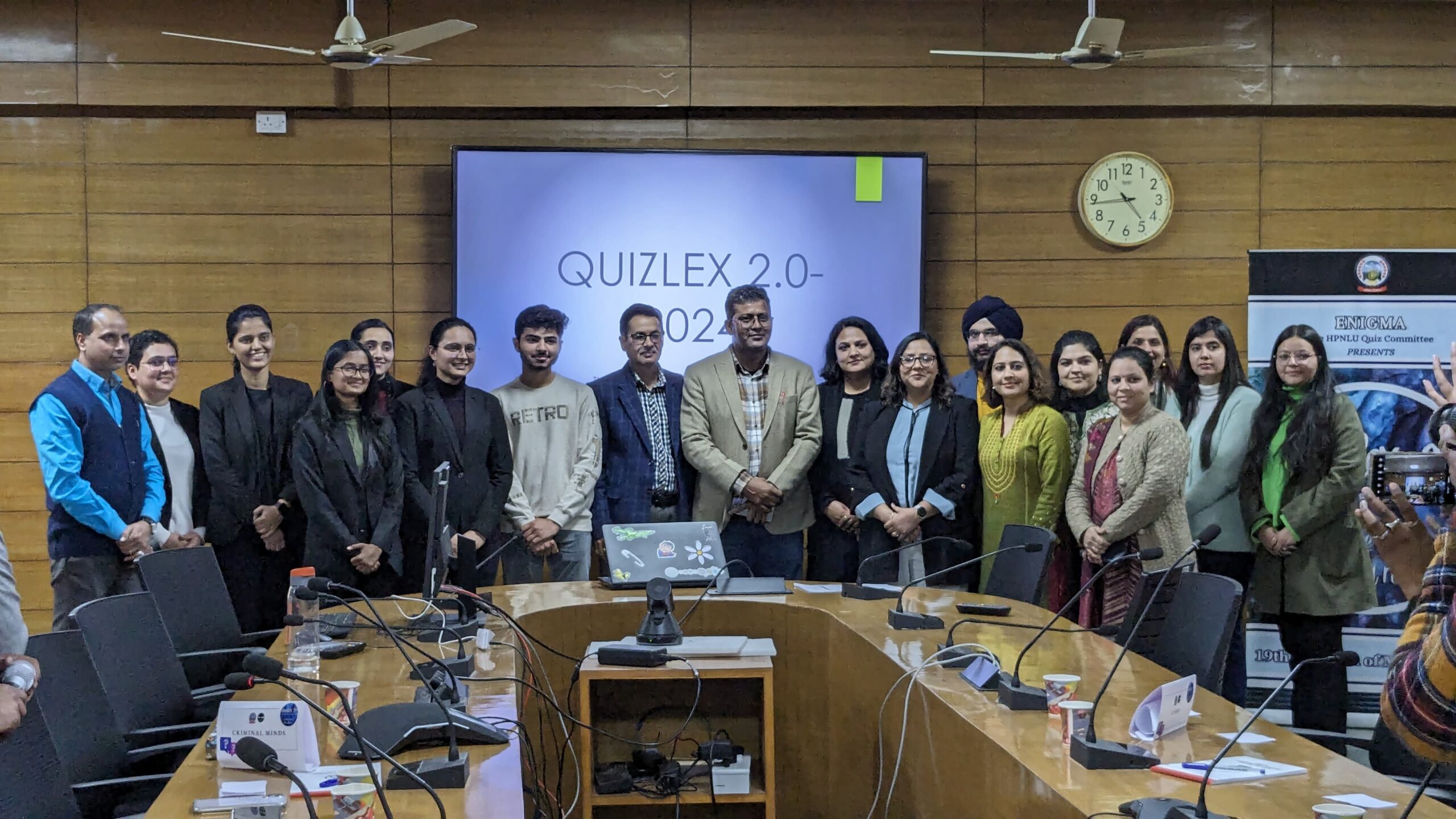 Himachal Pradesh National Law University recently organized 'Quizlex 2. ...