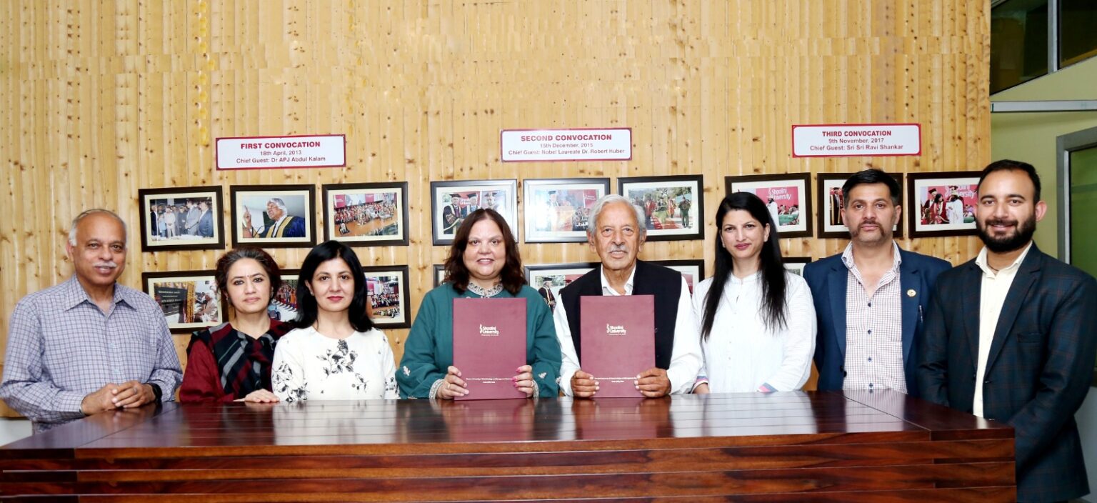 Shoolini University signs MoU with Govt College Sanjauli for academic ...