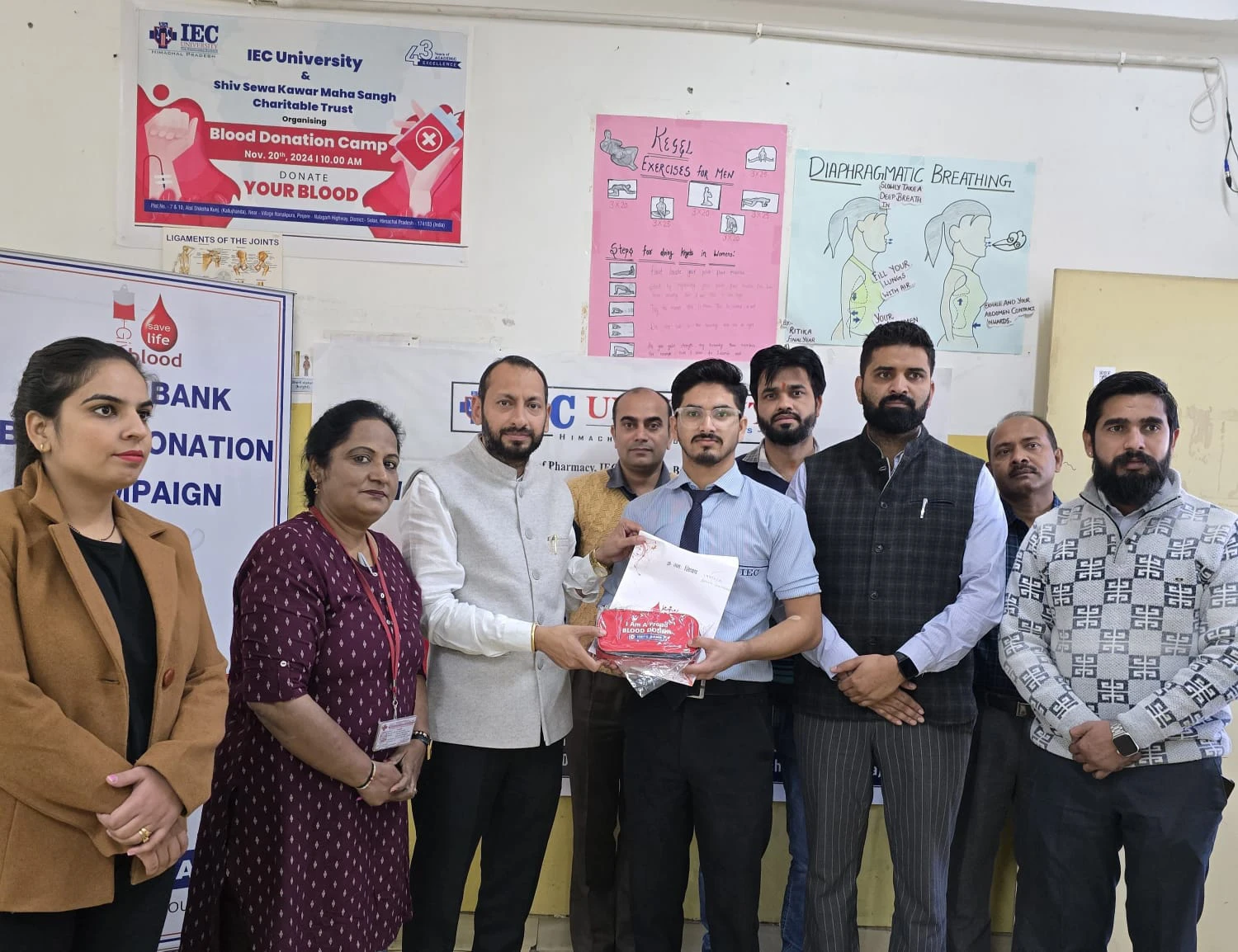 Successful Blood Donation Camp Organized at IEC University - Himachal ...